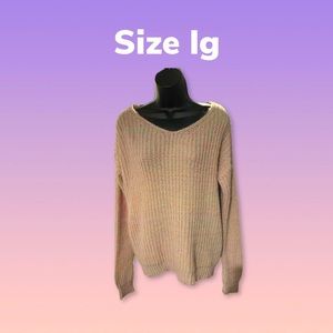 Love By Design Knitted woman’s Sweater Size Lg